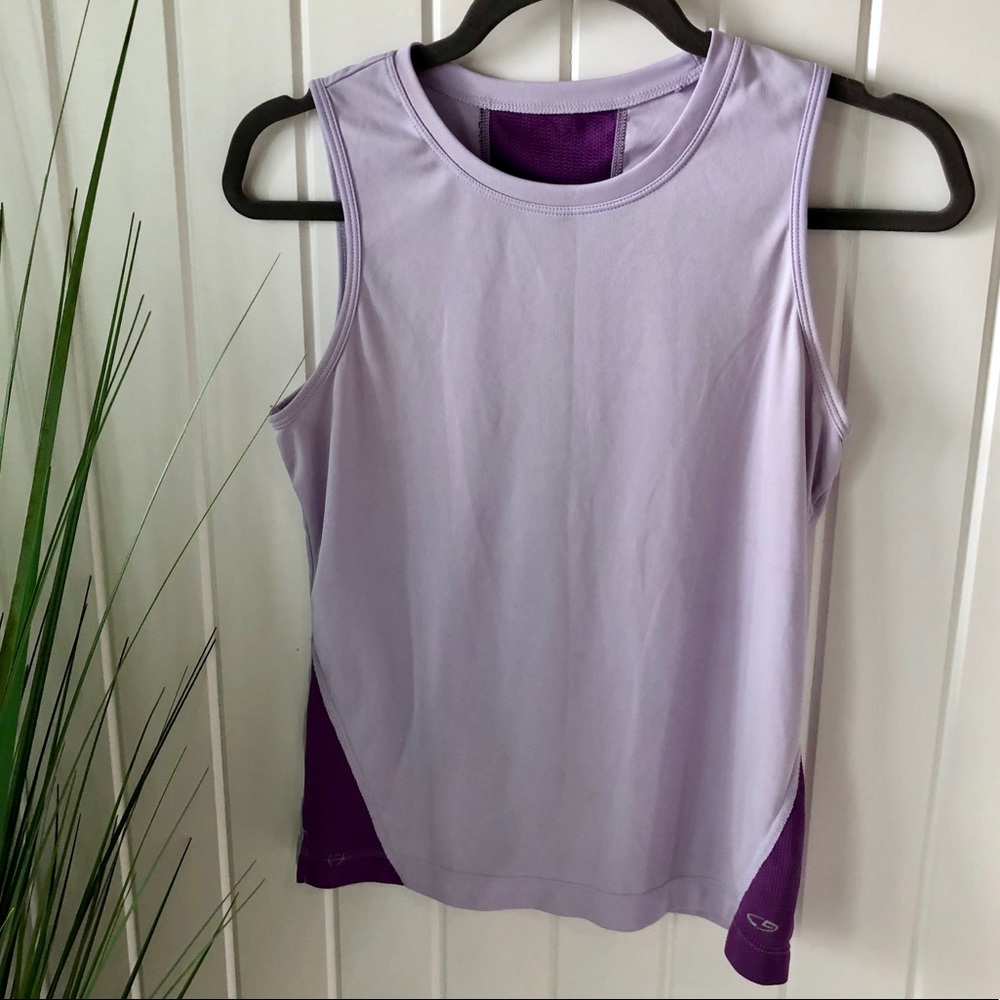 Champion Purple Sleeveless Tank Size Small